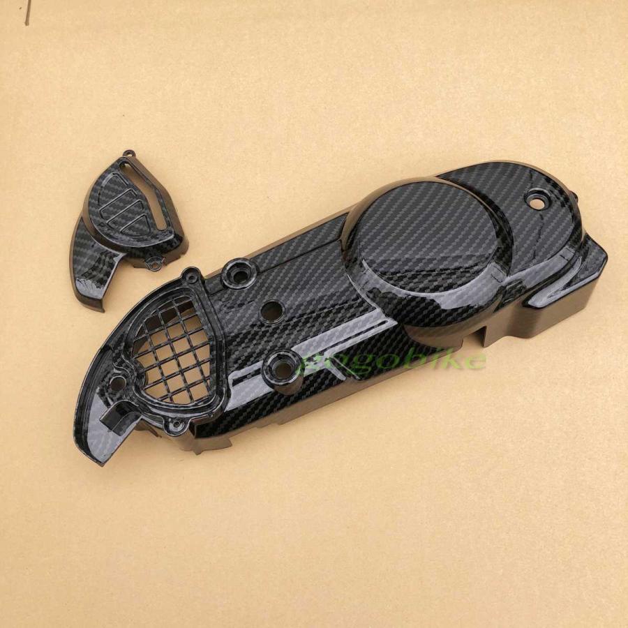 スズキ アドレスV125G CF46A カーボン柄 プーリーカバー : 東華バイク