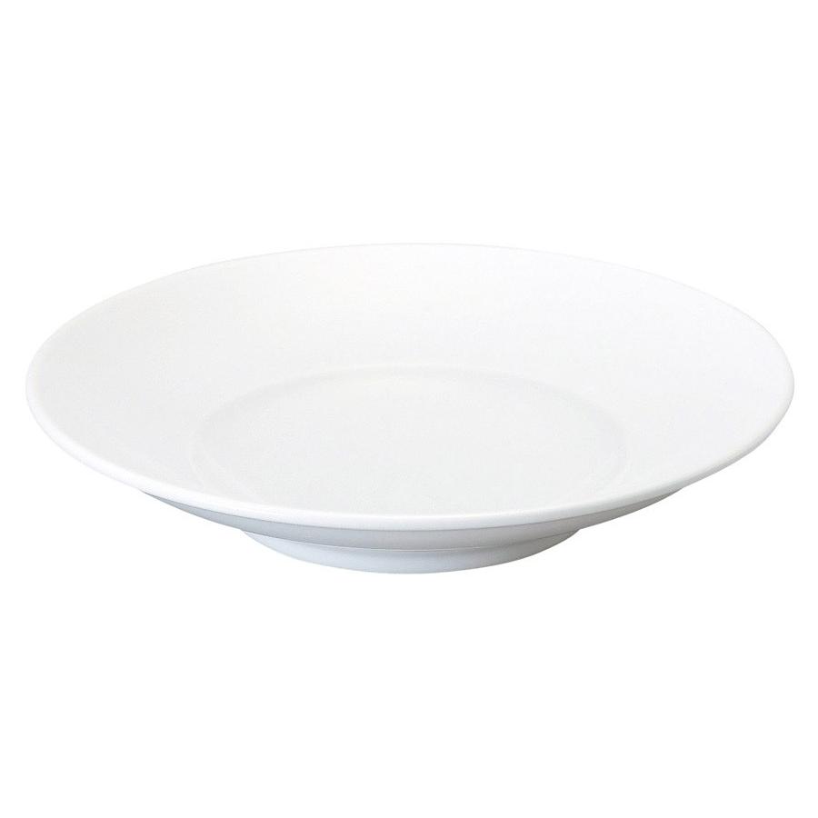 白い食器 おしゃれ プレッツァW9吋スープ皿 ワイド 直径24.2cm 丸 食器 おしゃれ 白 シンプル 業務用 大口注文OK stockヤ｜touki-furusato