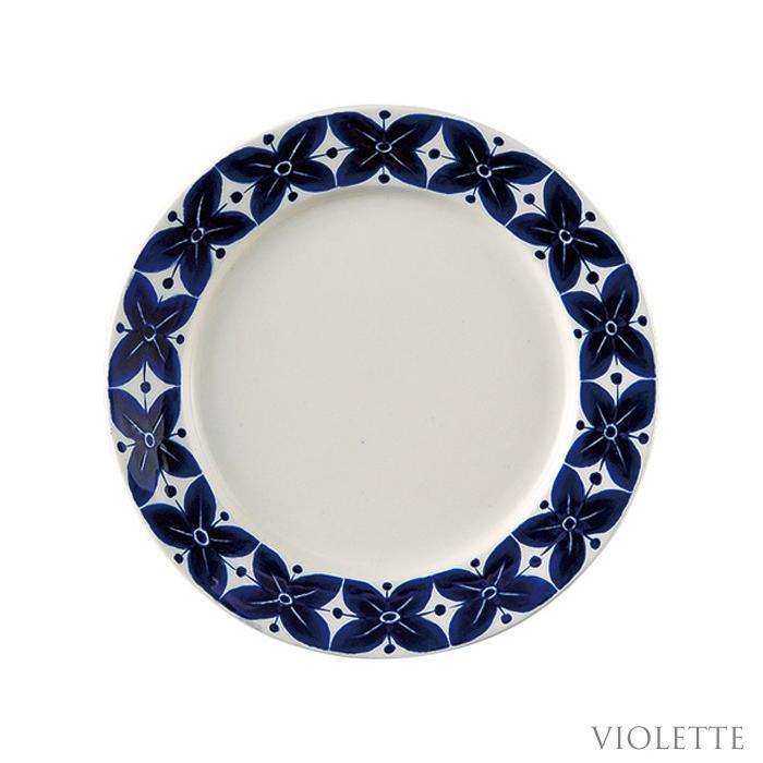 食器 おしゃれ ヴィオレッテ19 5cmプレート 直径19 6cm 北欧風食器 おしゃれ 幾何学模様 藍色 アイボリー 丸皿 国産 日本製 Trys光 Homecoming陶器のふる里 通販 Yahoo ショッピング