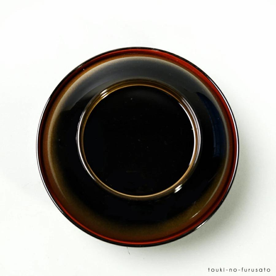 蓋付き丼 5寸平煮物椀 黒金かすみつば金内朱(直径 16.3cm 蓋付き丼 5寸平煮物椀 黒金かすみつば金内朱(直径 16.3cm