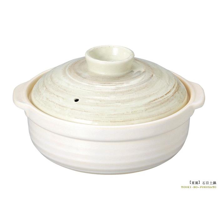 安い購入 おしゃれ 食器 送料無料 Trys Ihコンロok 和柄 和風 国産 耐熱磁器 I H対応 東風 こち 石目10号土鍋 土鍋 Hqpt Com