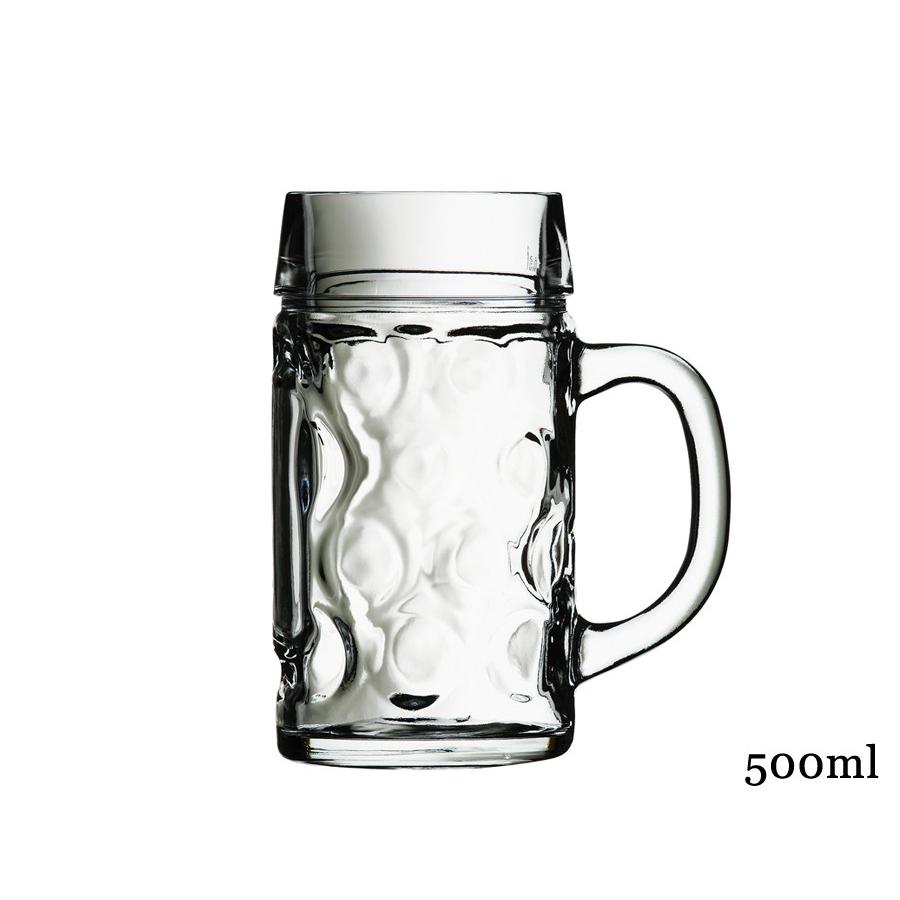 ガラス ビールジョッキ ドン ビアマグ0.5 容量 メモリ500ml 610ml ビア