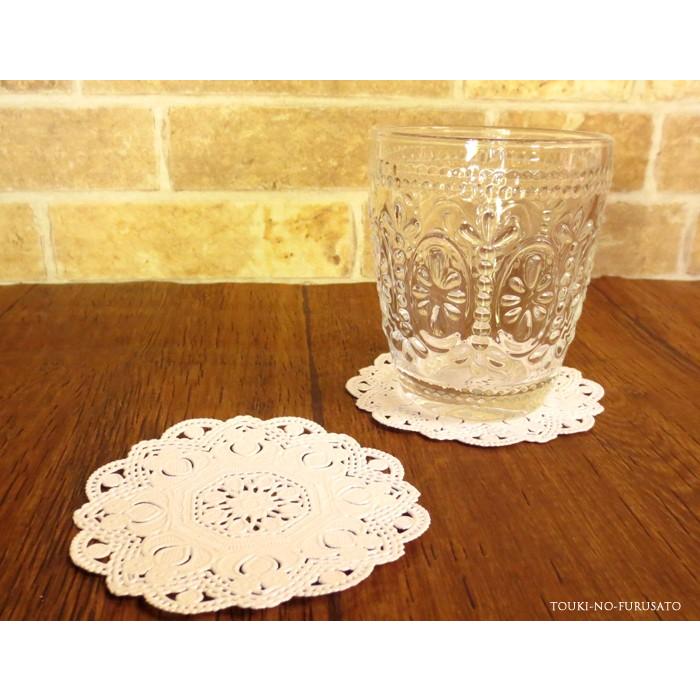 食器 おしゃれ なんと100枚入 レースコースター丸（100枚セット）<br