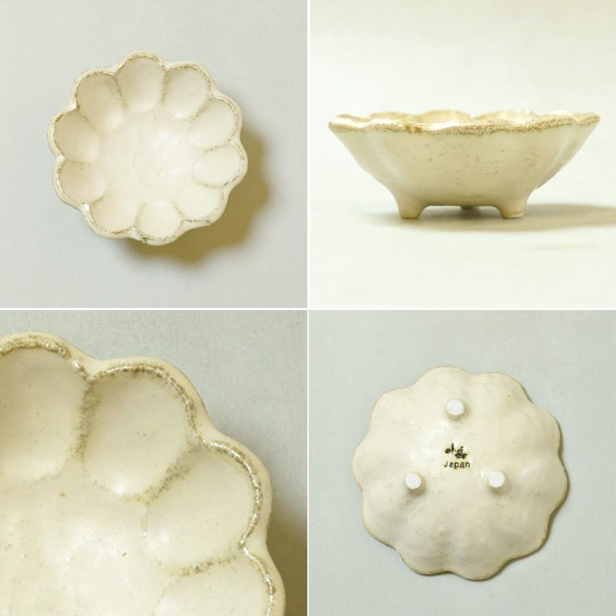 食器 おしゃれ 土物風 リンカ10cmボウル 白練 黒練 10.5×4cm カネコ