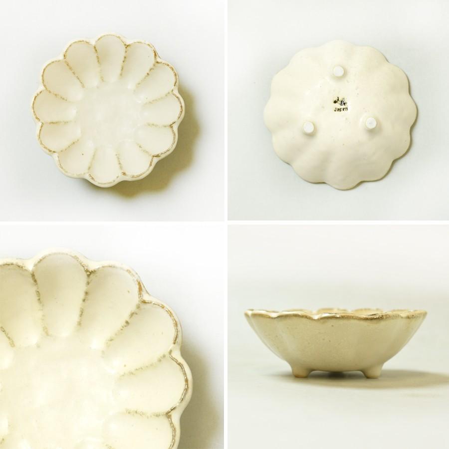 食器 おしゃれ 土物風 リンカ12cmボウル 白練 茶練 黒練 12.5×4.5cm
