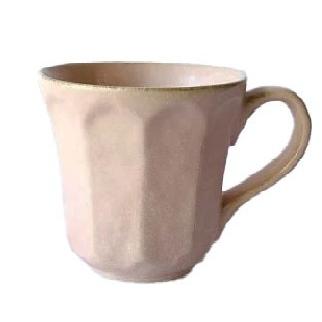 食器 おしゃれ リンカ マグカップ 白練 茶練 桃練 土物風 270cc カネコ