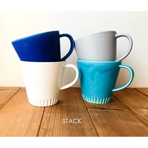 Sakuzan Stripe マグカップ 直径9 6cm 240cc 作山窯 ホワイト ターコイズ マリンブルー グレー 青 電子レンジok Japan 美濃焼 コーヒーカップ 陶器 Stripe Mug Homecoming陶器のふる里 通販 Yahoo ショッピング