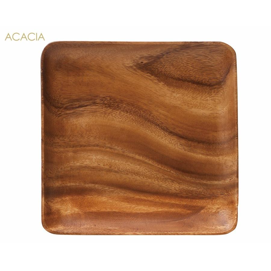 食器 お皿 おしゃれ アカシアプレート角23 Br 幅23cm 正方形 ウッドプレート 木製四角皿 北欧風 カフェ風 Trys T Homecoming陶器のふる里 通販 Yahoo ショッピング