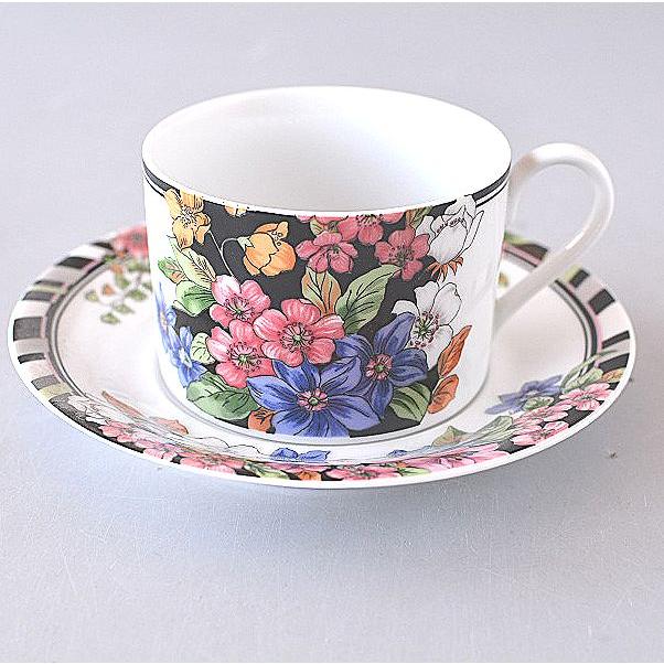 カップ＆ソーサー MIKASA 豪華な花々 : 陶器スタジオ - 通販 - Yahoo