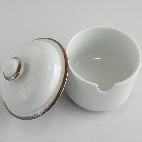 DANSK シュガーポット ダンスク ビストロ 茶ライン : 陶器スタジオ