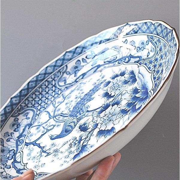 大皿 大盛皿 孔雀 尺皿 31cm : 陶器スタジオ - 通販 - Yahoo!ショッピング