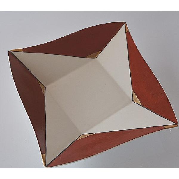 大皿 折り紙皿 レッド ゴールド | 