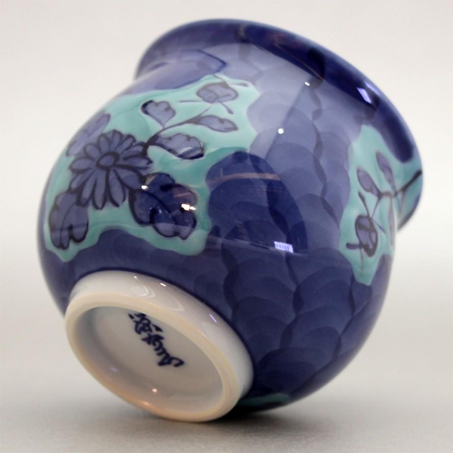 源右衛門窯 青彩菊絵 湯呑揃（5客） : 陶器たて石 Yahoo!店 - 通販