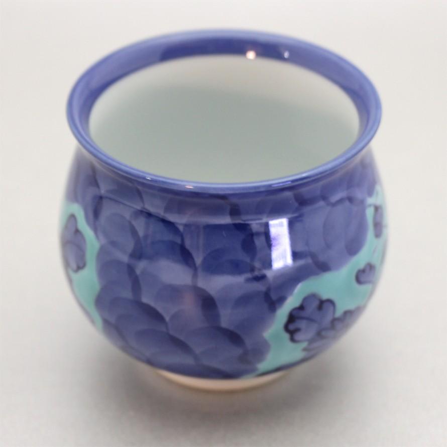 源右衛門窯 青彩菊絵 湯呑揃（5客） : 陶器たて石 Yahoo!店 - 通販