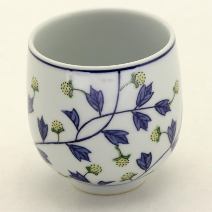 源右衛門窯 染錦苺絵(黄）湯呑 : 陶器たて石 Yahoo!店 - 通販 - Yahoo  