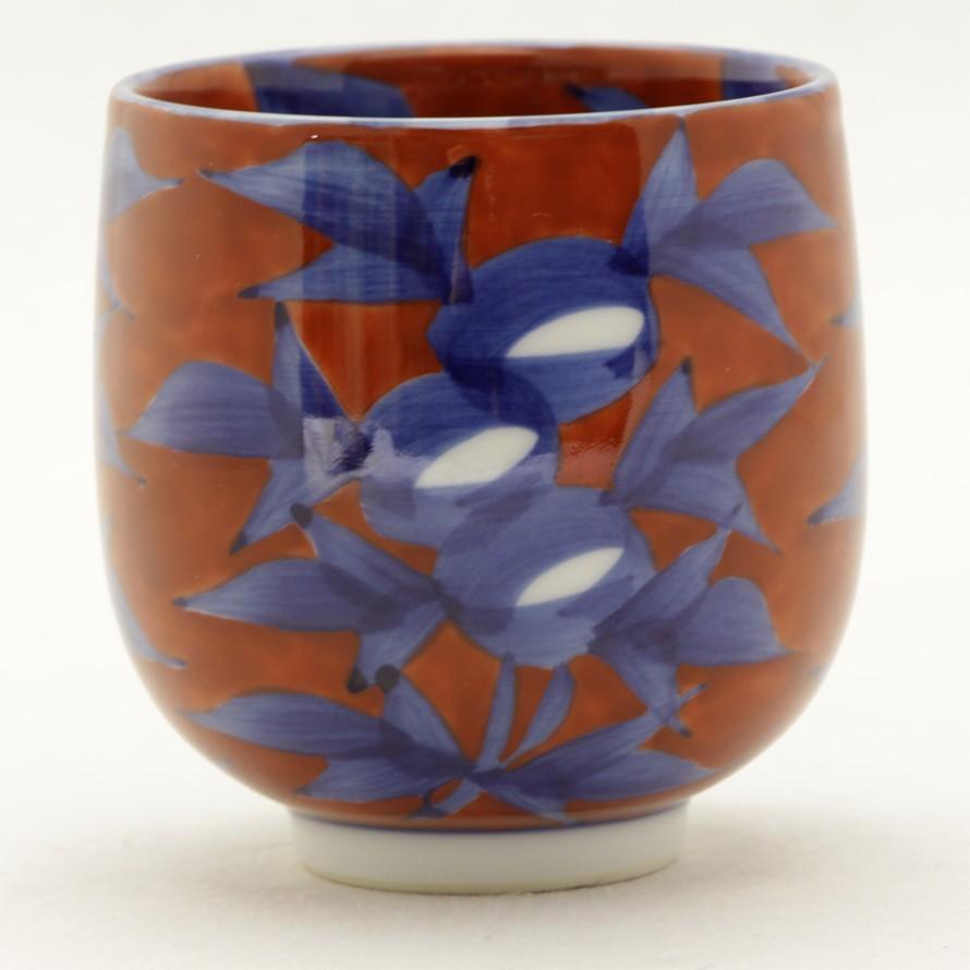 源右衛門窯 赤濃牡丹絵 湯呑 : 陶器たて石 Yahoo!店 - 通販 - Yahoo 