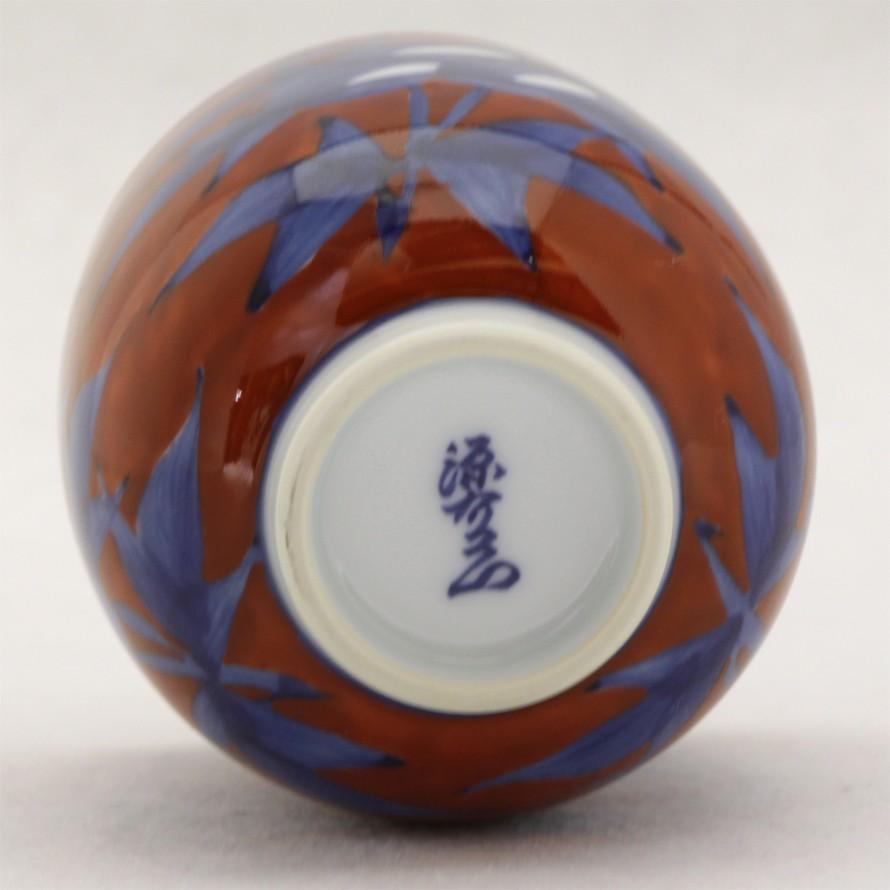 源右衛門窯 赤濃牡丹絵 湯呑 : 陶器たて石 Yahoo!店 - 通販 - Yahoo 
