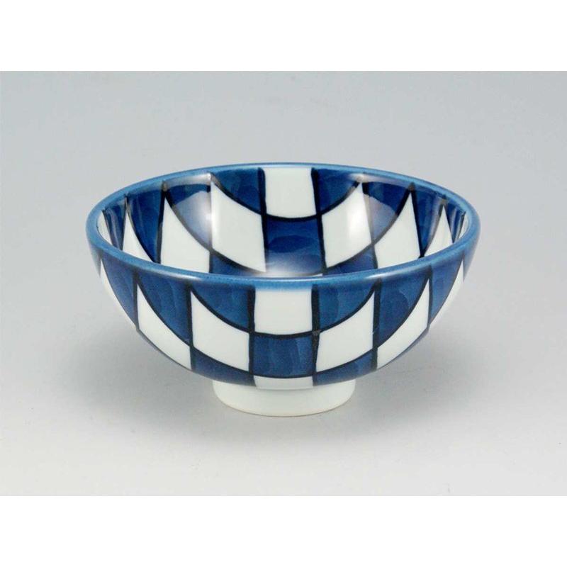 源右衛門作 飯椀(茶碗） 5客セット 染付菊割文 伊万里焼 公式]