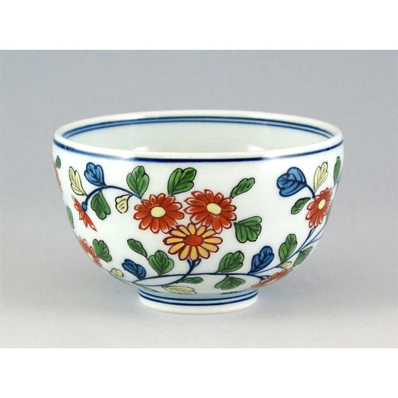 楽天市場】【有田焼】【源右衛門窯】 染錦桐菊花散し飯碗【源右衛門