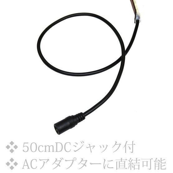 LEDテープライト シリコンチューブ TK-24-SS286-22K ゴールド 電球色(2200K) 60粒/m 単色 4m DC24V 屋外使用可能 ジャック付外径5.5mm×内径2.1mmの画像