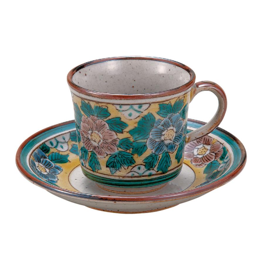 九谷焼 切立コーヒー 吉田屋牡丹 / 美山窯 コーヒーカップ カップ