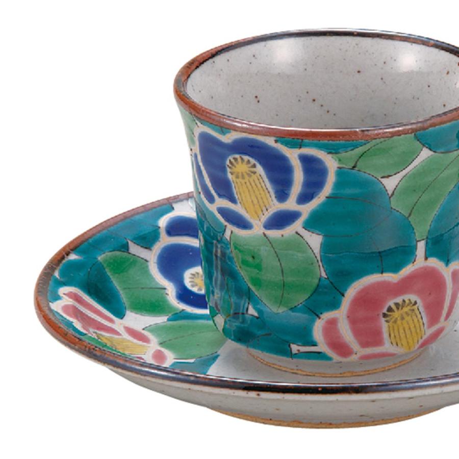 九谷焼 切立コーヒー 京山茶花 / 美山窯 コーヒーカップ カップ