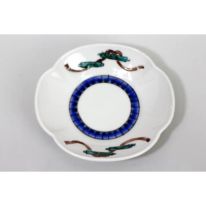 九谷焼 小皿セット 迎春絵変り / 安東眉石窯 和食器 皿 小皿 迎春 人気
