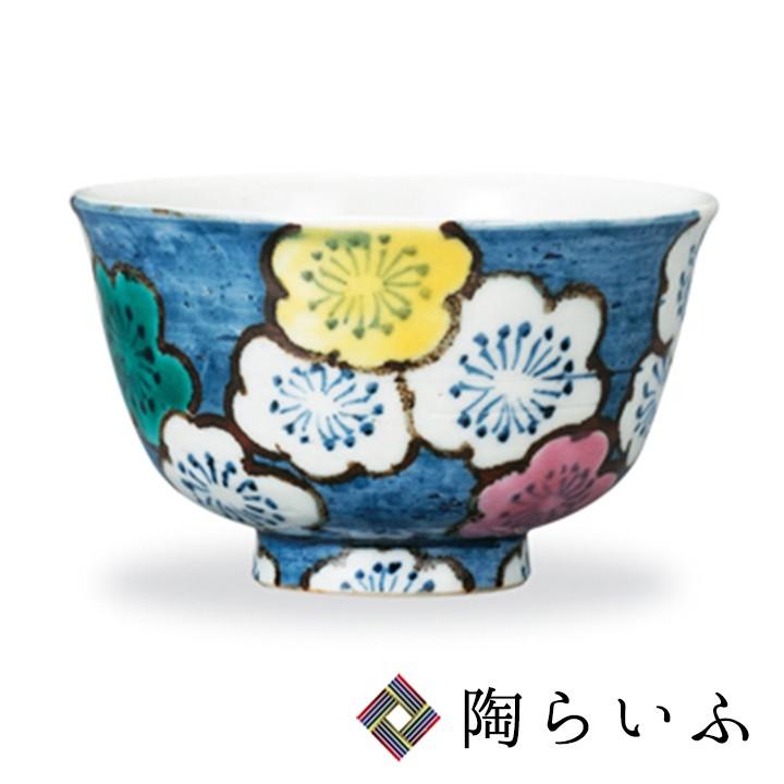 九谷焼 飯碗 色絵梅花文 和陶房 和食器 九谷焼 飯碗 茶碗 ご飯茶碗 人気 ギフト Ap5 0663 使う 贈る 九谷焼専門店 陶らいふ 通販 Yahoo ショッピング