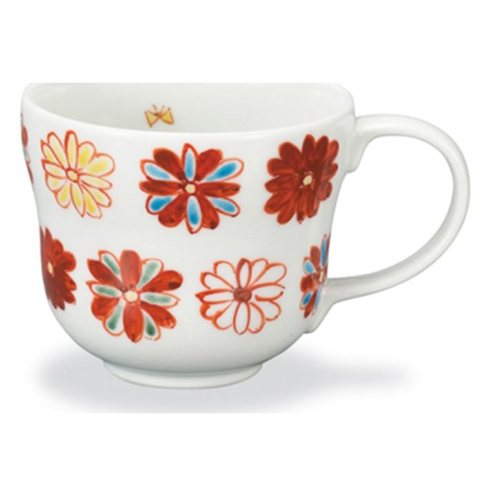 九谷焼 マグカップ 赤い花 川合孝知 和食器 九谷焼 マグカップ 人気 ギフト Ap5 09 使う 贈る 九谷焼専門店 陶らいふ 通販 Yahoo ショッピング