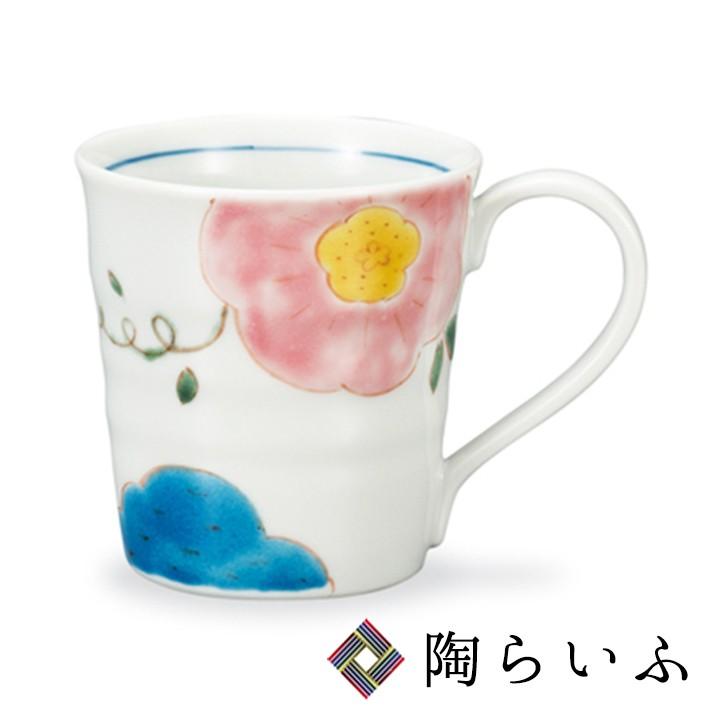 九谷焼 マグカップ 花模様 川合孝知 和食器 九谷焼 マグカップ 人気 ギフト Ap5 02 使う 贈る 九谷焼専門店 陶らいふ 通販 Yahoo ショッピング