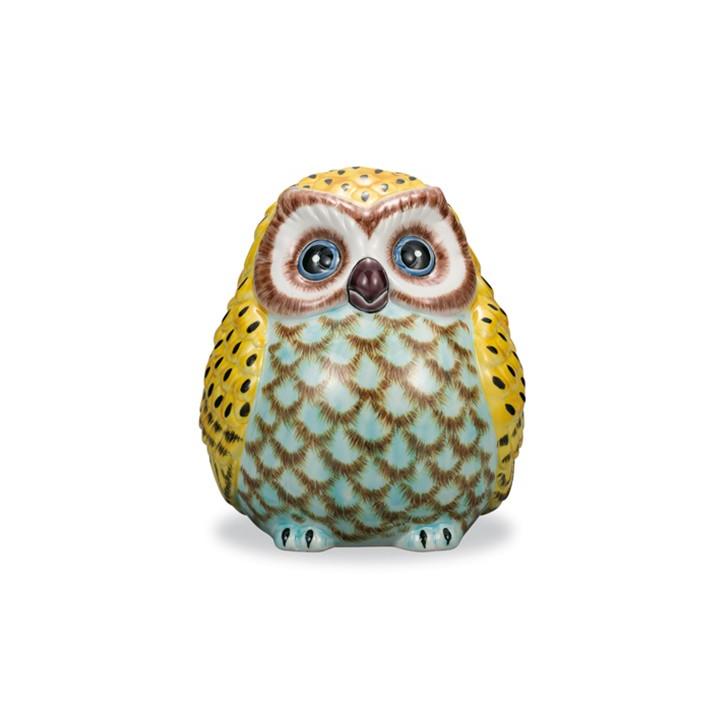 九谷焼 6号ジャンボ梟 黄釉彩 送料無料 置物 縁起物 ふくろう 梟 ギフト 人気 贈り物 結婚祝い 内祝い お祝い Ap5 1432 使う 贈る 九谷焼専門店 陶らいふ 通販 Yahoo ショッピング