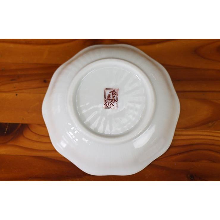 九谷焼 3.3号皿揃 フリル小皿揃 吉田屋草花 / 美山窯 人気 ギフト