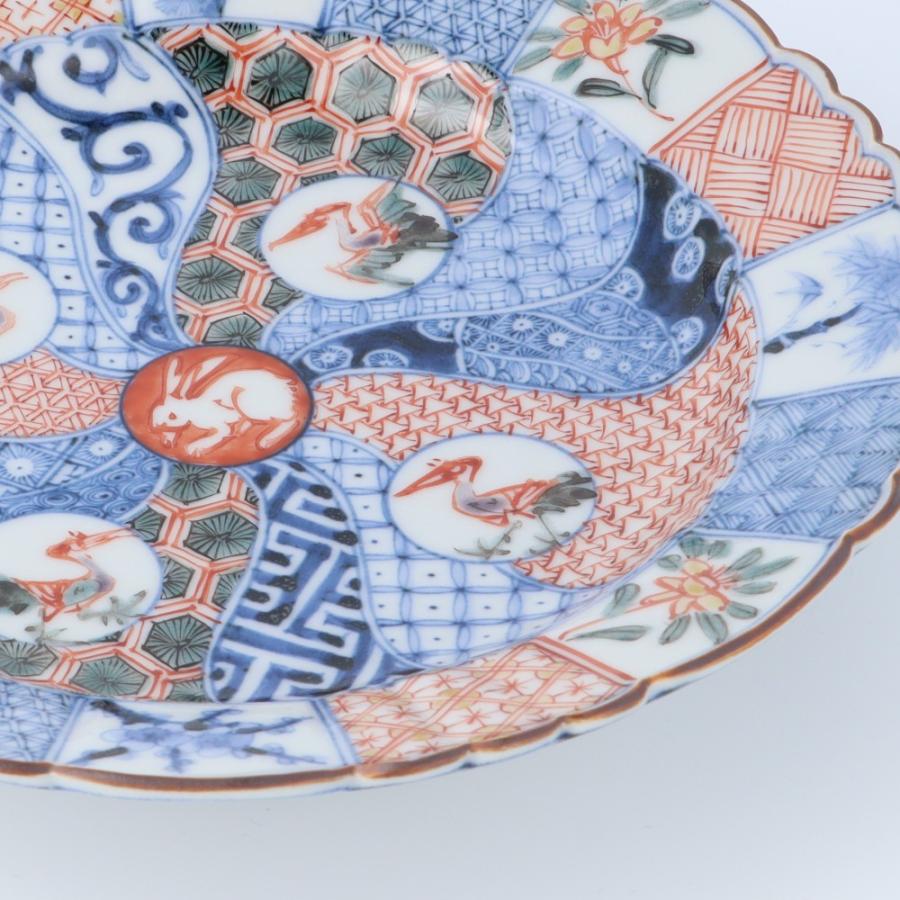 九谷焼 平向付 色絵丸紋祥瑞手 / 山本長左｜ 皿 中皿 人気 ギフト