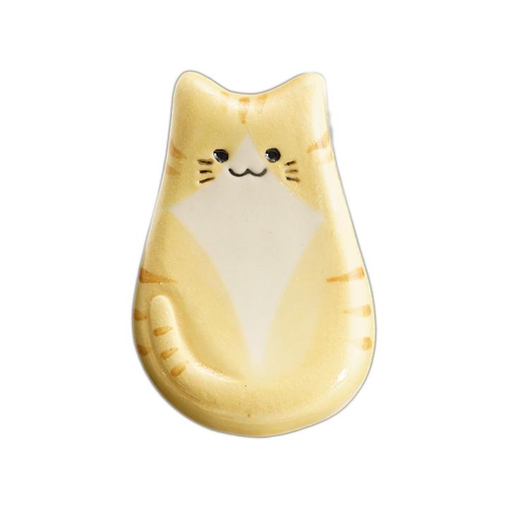 作家さんの手作り　はし置き　黄色い犬　青い猫　置物としても可愛い 作家さんの手作り はし置き 黄色い犬 青い猫 置物としても可愛い