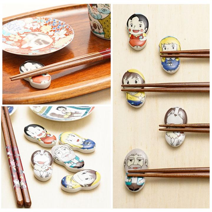 九谷焼 箸置き【単品】アルプスの少女ハイジ 全5種類 タビーズ箸 九谷焼 箸置き【単品】アルプスの少女ハイジ 全5種類 タビーズ箸