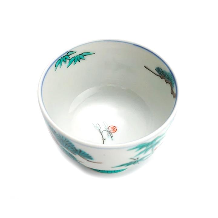九谷焼 ぐい呑 松竹梅 / 三ツ井為吉 | 桐箱入り 酒器 盃 人気 九谷焼 ぐい呑 松竹梅 / 三ツ井為吉 | 桐箱入り 酒器 盃 人気