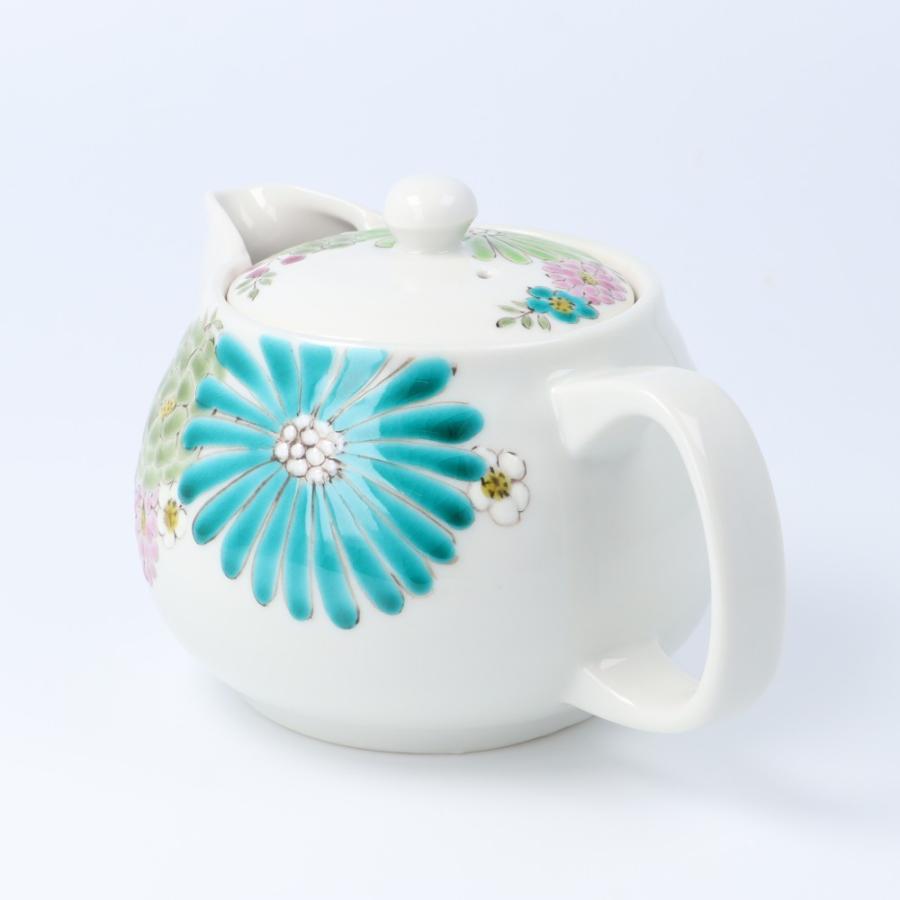 九谷焼 ポット急須 華 / 色絵遊 ｜ 茶器 ポット 急須 360ml 人気 ギフト 贈り物 内祝い お返し 結婚祝い_1