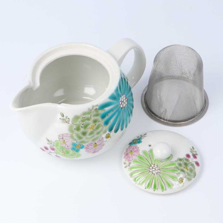 九谷焼 ポット急須 華 / 色絵遊 ｜ 茶器 ポット 急須 360ml 人気 ギフト 贈り物 内祝い お返し 結婚祝い_5