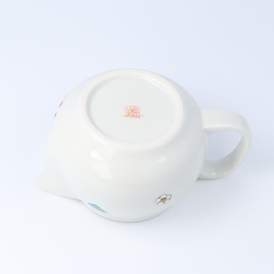 九谷焼 ポット急須 華 / 色絵遊 ｜ 茶器 ポット 急須 360ml 人気 ギフト 贈り物 内祝い お返し 結婚祝い_6