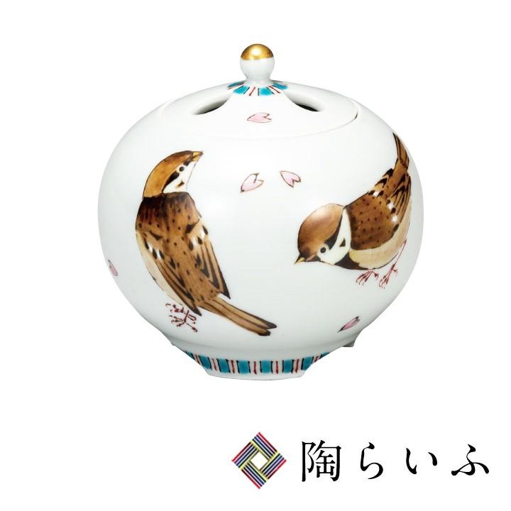 新版 九谷焼 3号香炉 雀 山田龍山 送料無料 香炉 仏具 人気 ギフト 新築祝い 開業祝い 記念品 法人ギフト 正規激安 Kuljic Com