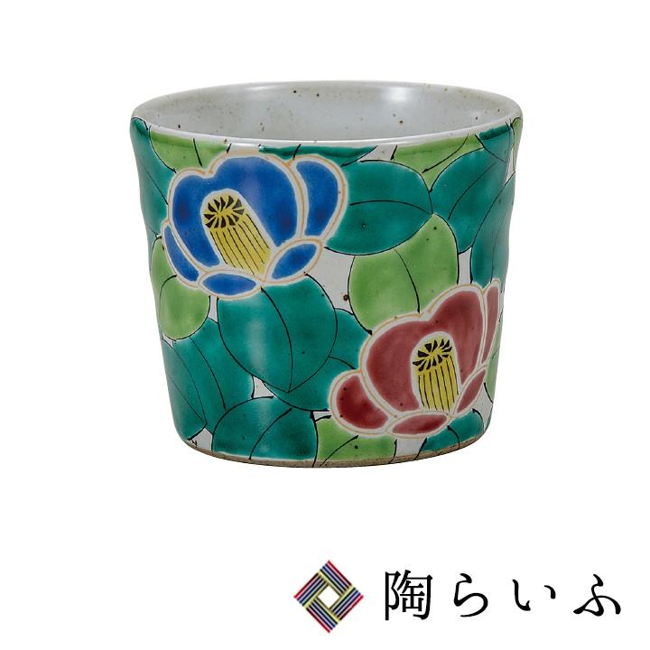 九谷焼 そばちょこ 山茶花 和食器 九谷焼 そば猪口 カップ 人気 ギフト K6 376 使う 贈る 九谷焼専門店 陶らいふ 通販 Yahoo ショッピング