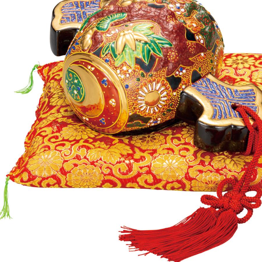 九谷焼　10号小槌　盛(房、布団付) 九谷焼10号小槌盛(房、布団付)