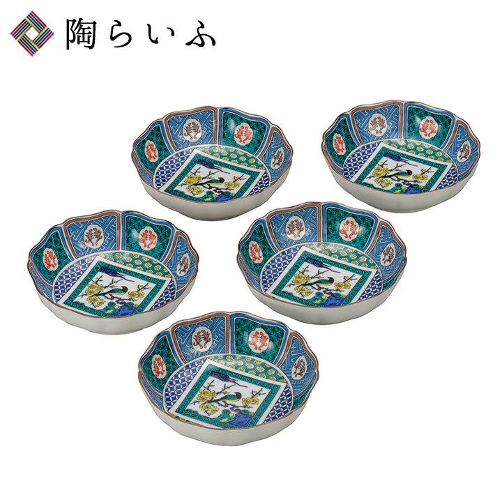 お茶碗　食器　器　5セット✨九谷焼　美山窯　約直径15××高さ5㌢　約100㌘ お茶碗食器器5セット✨九谷焼美山窯約直径15××高さ5㌢約100㌘