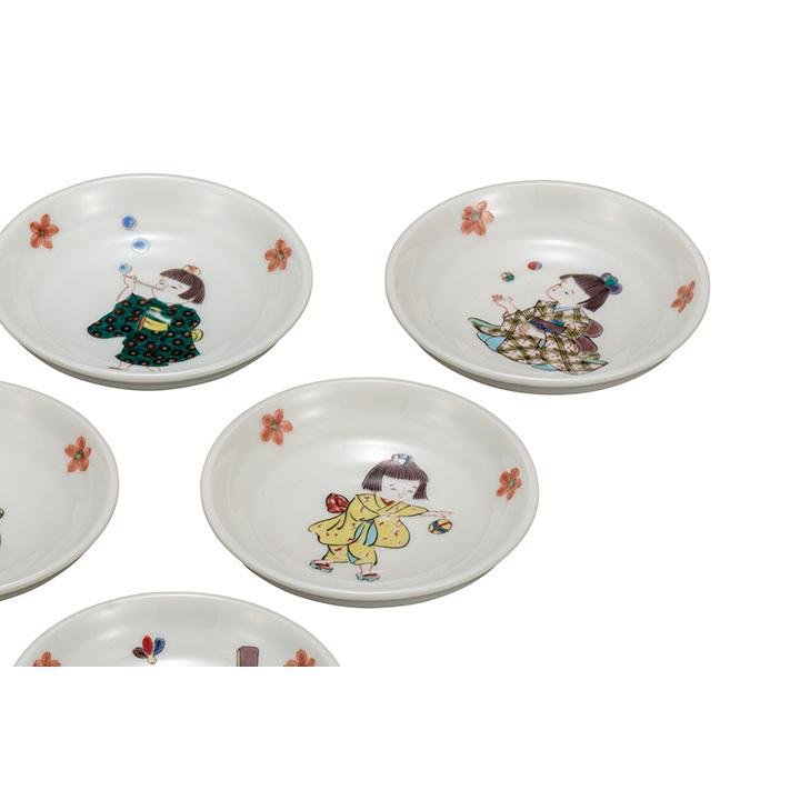 九谷焼 3.2号皿揃 わらべ 和食器 九谷焼 皿 小皿 人気 ギフト セット