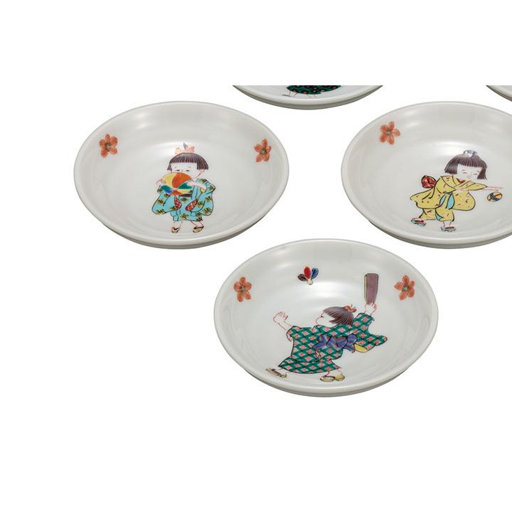 九谷焼 3.2号皿揃 わらべ 和食器 九谷焼 皿 小皿 人気 ギフト セット
