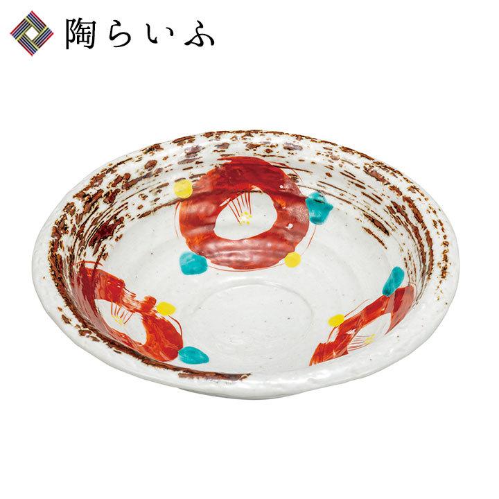 九谷焼 8.5号鉢 椿 和食器 鉢 盛鉢 人気 ギフト k9-306 化粧箱入り