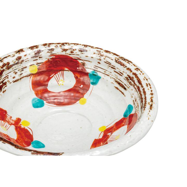 九谷焼 8.5号鉢 椿 和食器 鉢 盛鉢 人気 ギフト k9-306 化粧箱入り_2