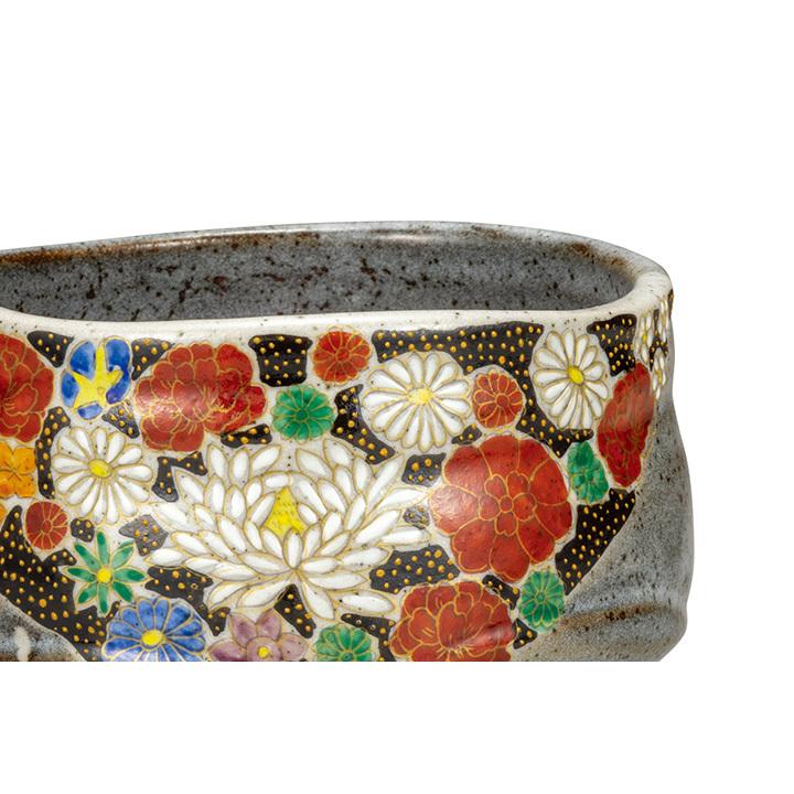 九谷焼 抹茶碗 花詰 和食器 抹茶茶碗 湯飲み いっぷく碗 人気 ギフト