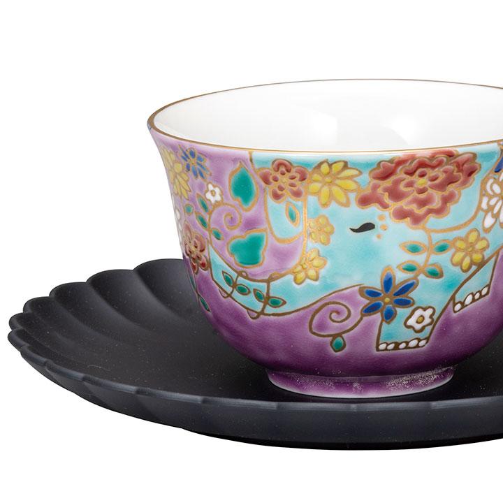特別出品　逸品　レア里帰りシェービングカップ＆ソーサー綿埜製逸山画九谷　古美術品 綿野安兵衛 明治九谷焼 上絵金彩人物図 綿安製 海外輸出用 里帰り品