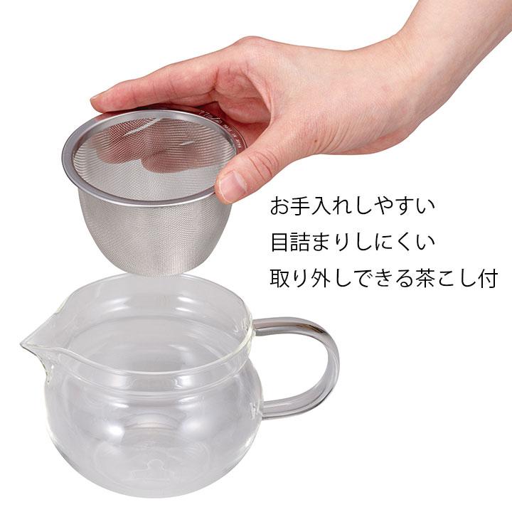 九谷焼 九谷和 ポット NAGOMI POT 古九谷風松竹梅（茶こし付） 茶器 湯呑 ポット 急須 人気 ギフト 贈り物 結婚祝い 内祝い お祝い k9-3033 化粧箱入り_3